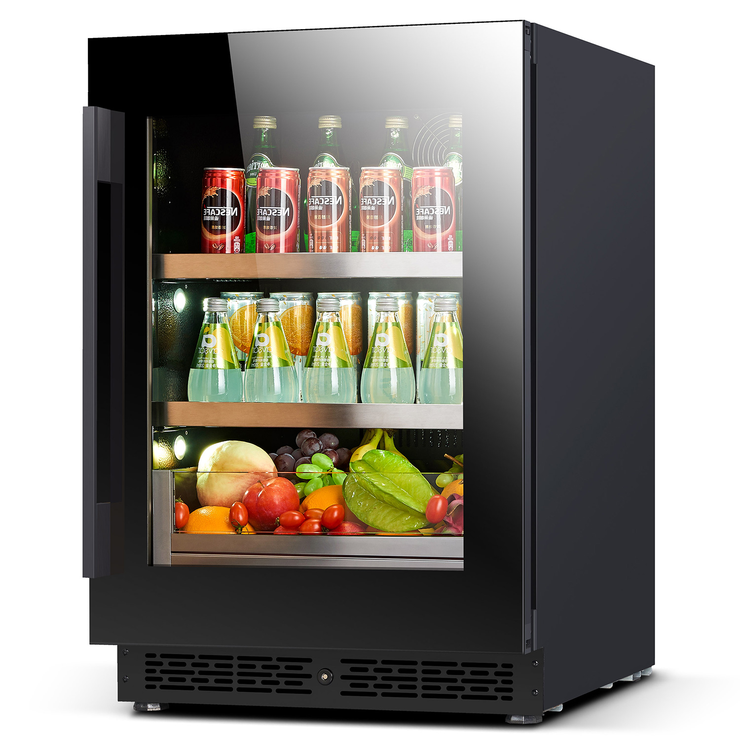 Sleek Built in Undercounter Be - огляд і ціна Wine Beer Dual Zone