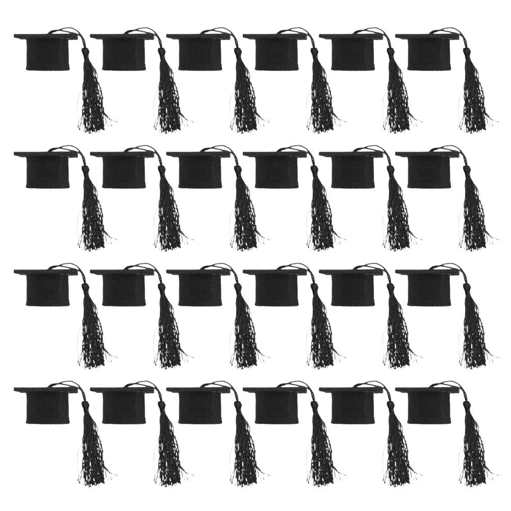 24Pcs Mini Graduation Cap Topp - огляд і ціна Wine Beer Hat